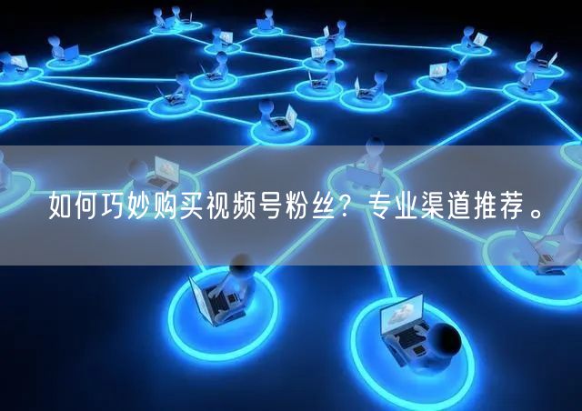 如何巧妙购买视频号粉丝?专业渠道推荐。