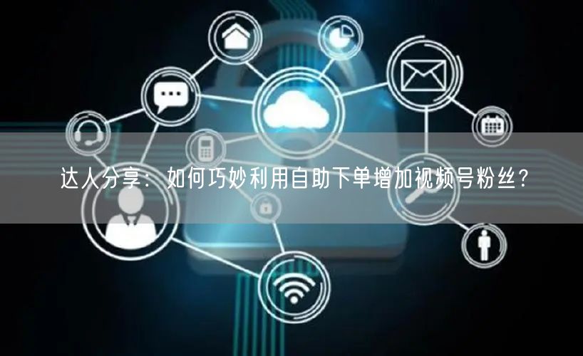 达人分享:如何巧妙利用自助下单增加视频号粉丝?