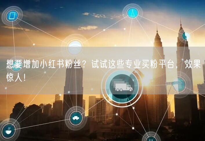 想要增加小红书粉丝?试试这些专业买粉平台,效果惊人!