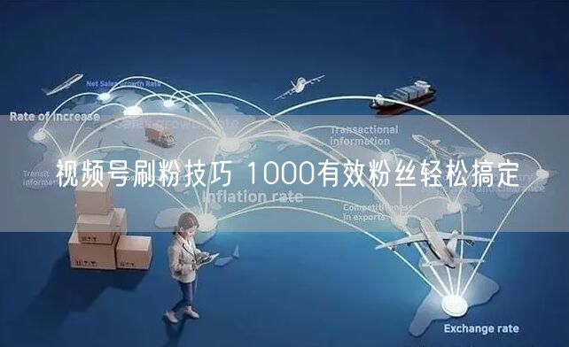 视频号刷粉技巧 1000有效粉丝轻松搞定