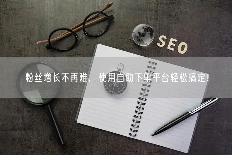 粉丝增长不再难，使用自助下单平台轻松搞定！