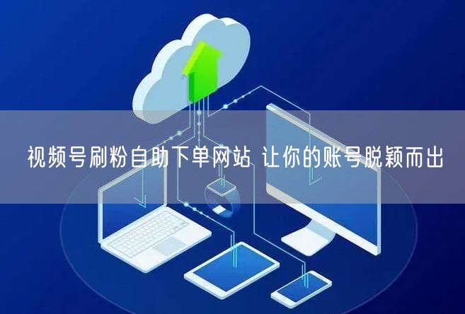 视频号刷粉自助下单网站 让你的账号脱颖而出