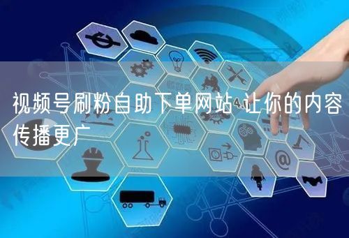 视频号刷粉自助下单网站 让你的内容传播更广