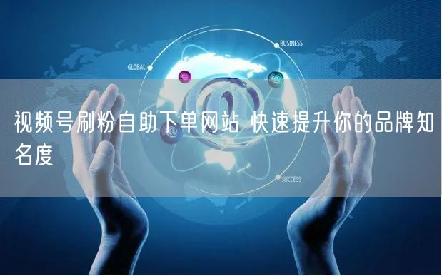 视频号刷粉自助下单网站 快速提升你的品牌知名度